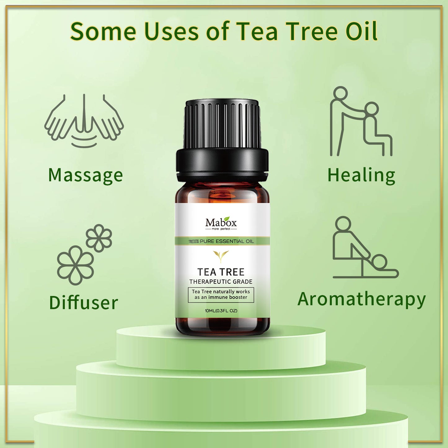 Treatment Oil 10ml Massage Aromatherapy Plant Tea Tree Essential Oil