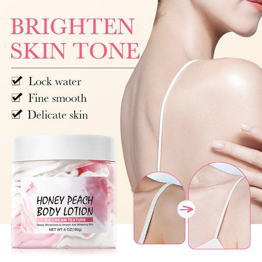 Home Use Multiple Moisturizing Nourishing Peach Ice Cream Body Lotion 180g