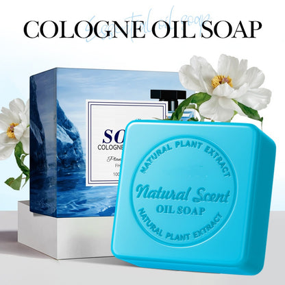 Manufacturer Cologne Perfume Soap Men's Handmade Soap Oil Control Essential Oil Soap