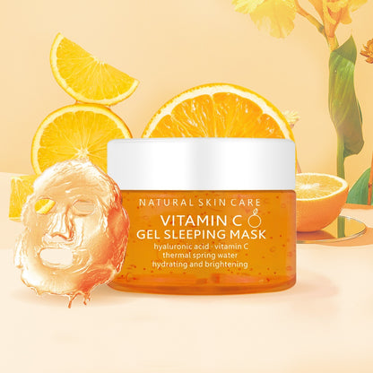 Beauty Skin Care Vitamin C Whitening Sleep Face Mask Hydrating Facial Sleeping Mask Gel