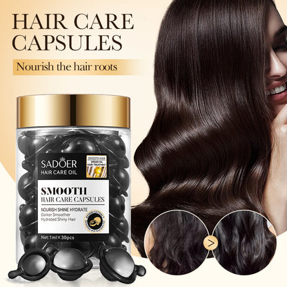 OEM Nourishing Smoothing Hair Capsule for Frizzy, Damaged Hair, Hydrated Shiny Hair