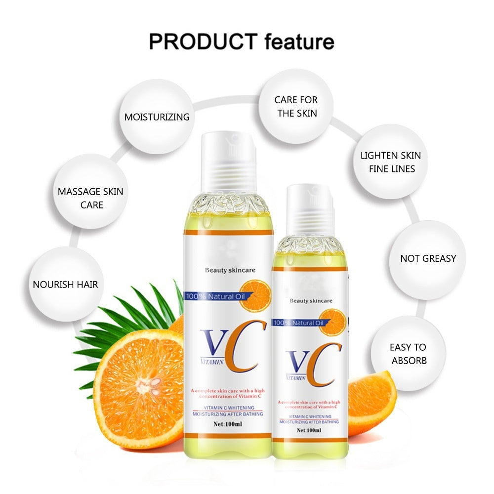 Hot Selling Moisturizing Vitamin C Massage Body Oil Softening Carrier Oil