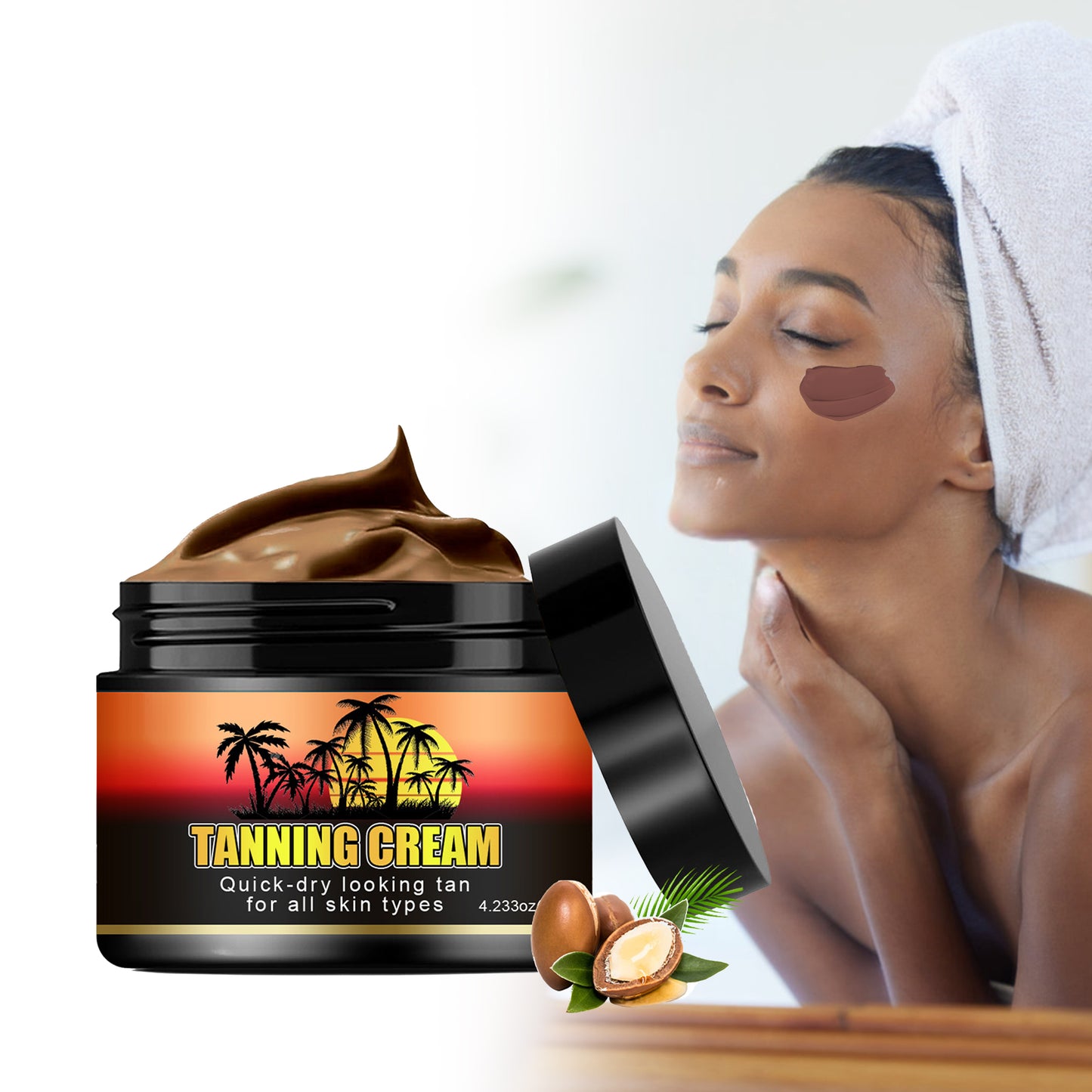 Factory Price Non-Greasy Sunless Tanning Daily Cream for All Skin Types