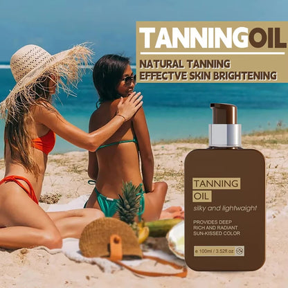 Customized Natural Tanning Effective Skin Brightening Oil, Natural Deep Tanning Accelerator Oil