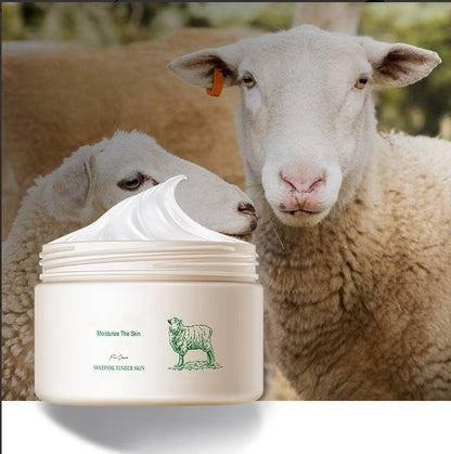 Private Label Skin Care Hydrating Moisturizing Face Cream Body Lotion Anti Aging Lanolin Sheep Oil Cream