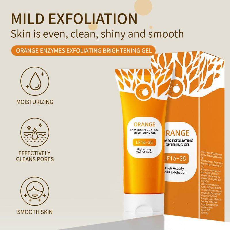 OEM Exfoliating Scrub Peeling Gel Brightening Purifying Gentle Dead Skin Remover Facial Exfoliator