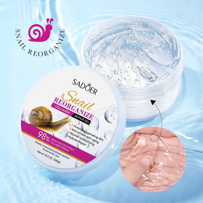 OEM Deeply Moisturizing Snail Collagen Repairing Gel for All Skin Types