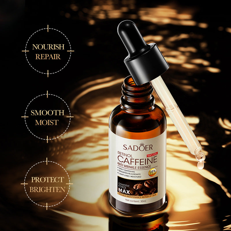 OEM Anti Wrinkle Retinol Caffeine Essence for Face Firming, Moisturizing Fade Fine Lines