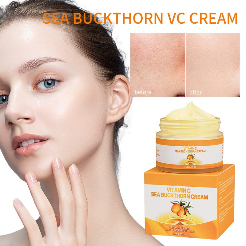 Home Use Vitamin C Face Cream Brightening Nourish Moisturizing Hyaluronic Acid Whitening Repair Facial Cream