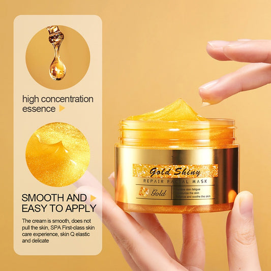 Anti Wrinkle Aging Improve Skin Golden Peel Off Face Mask, 24K Gold Facial Mask