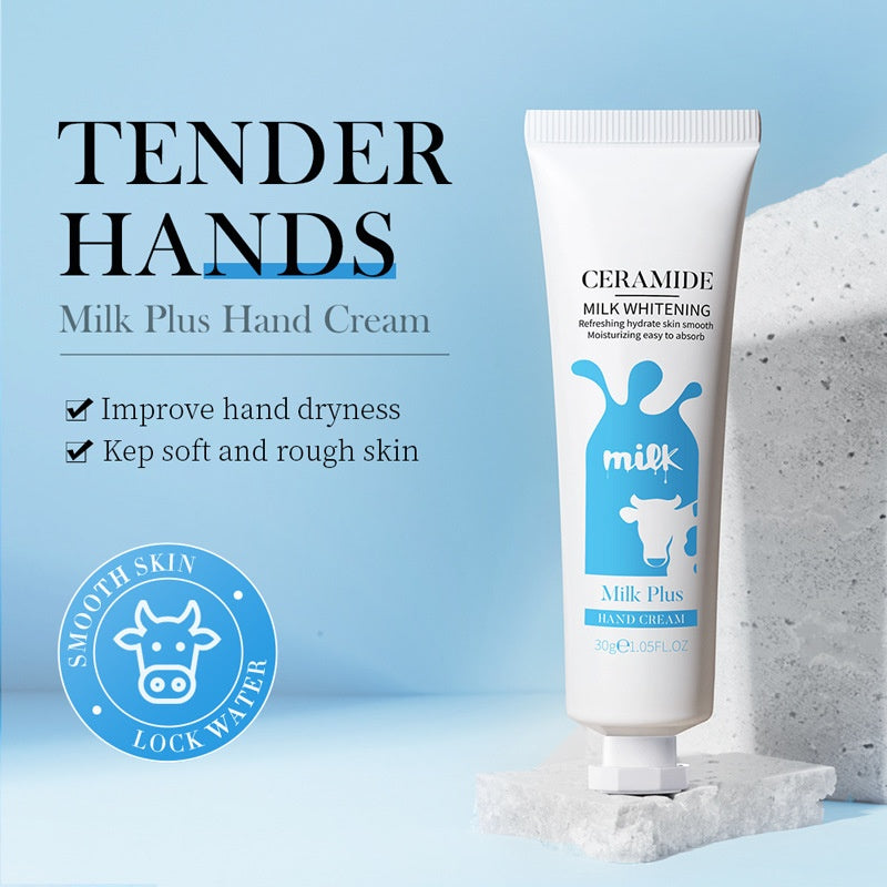 High Quality Tender Moisturizing Brightening Milk Hand Cream 30g