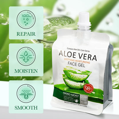 Manufacturer Natural Aloe Vera Face Gel Hydrating Soothing After Sun Moisturizing Gel