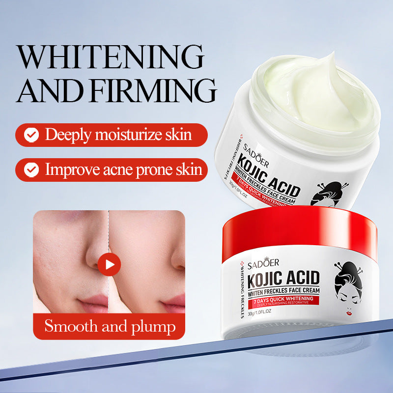 OEM Skin Brightening Kojic Acid Cream for Age Spots, Dark Spot Remover, Reduces Acne, Scars