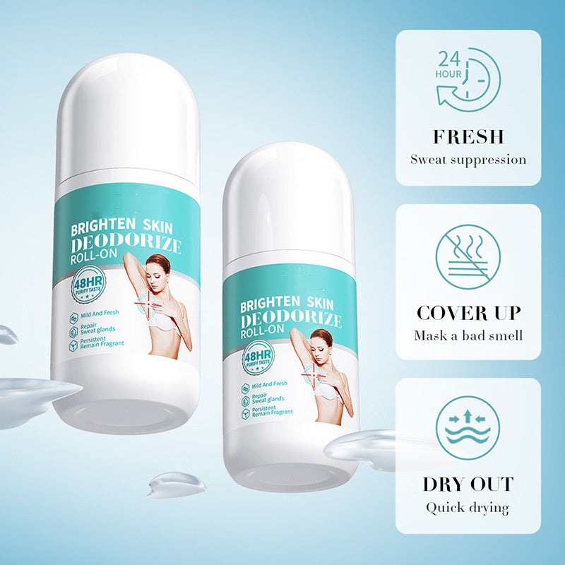 Natural Roll On Deodorant & Antiperspirant Quick Dry For Men Women Deodorant Anti-perspiring Gel