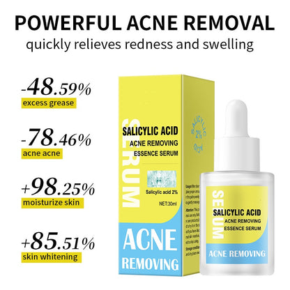 Wholesale OEM Salicylic Acid Anti Acne Serum Acne Removing Treatment Skin Care Serum