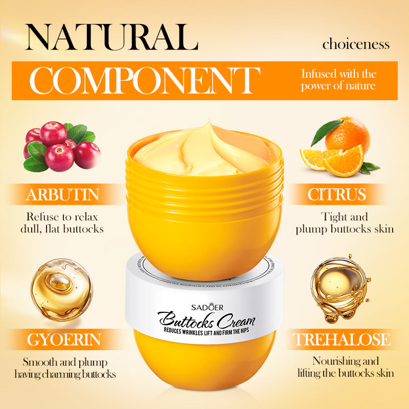 Buttocks Enhancement Cream for Women and Men, Natural Growth and Plumping Enhancer