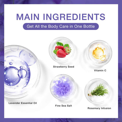 High Quality Whitening Moisturizing Exfoliating Remove Dead Skin Organic Lavender Body Scrubs