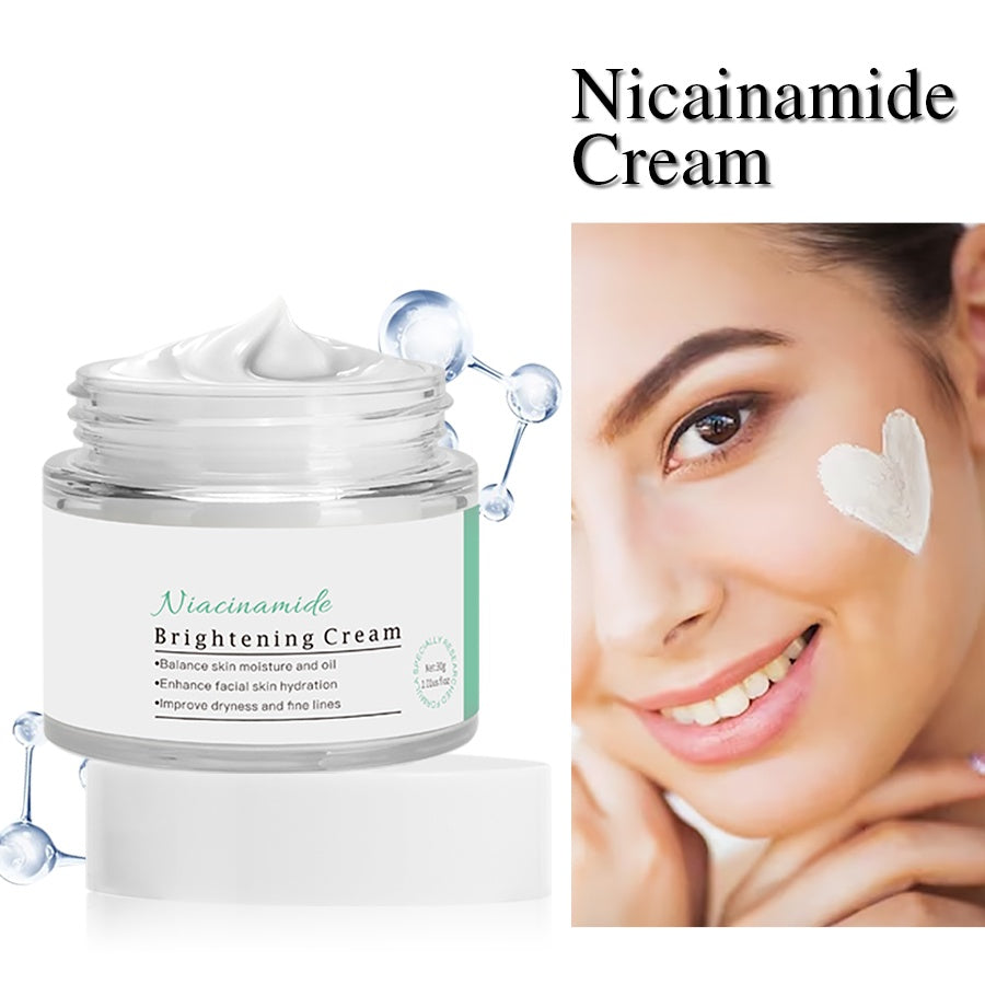 OEM Refreshing Whitening Hyaluronic Acid Facial Cream Niacinamide Brightening Cream For Daily Use