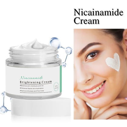 OEM Refreshing Whitening Hyaluronic Acid Facial Cream Niacinamide Brightening Cream For Daily Use