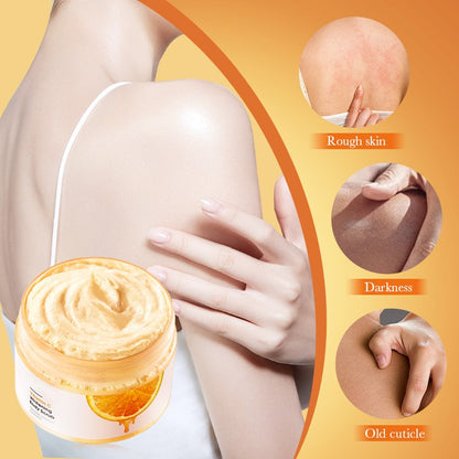 Home Use Smoothing Refreshing Salt Exfoliator Skin Care Body Wash Vitamin C Whitening Body Scrub