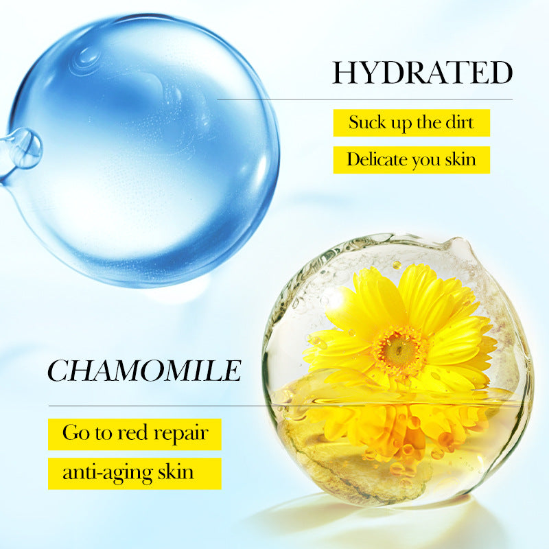 Face Beauty Skincare Crystal Jelly Organic Chamomile Hydro Whitening Soothing Powder Facial Mask