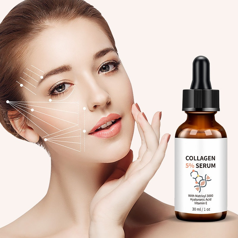 Cosmetic Moisturizing Hyaluronic Acid Collagen Gel Serum Vitamin C Anti-Aging Collagen Serum