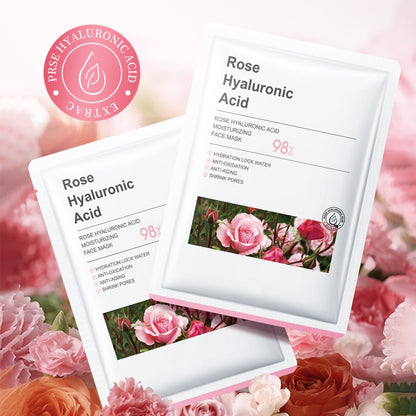 Best Hyaluronic Acid Moisturizing Rose Face Masks For Skin