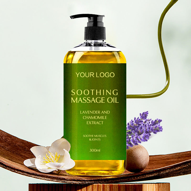 OEM Neck Shoulder Sore Muscles Relaxing Body Massage Oil for Men
