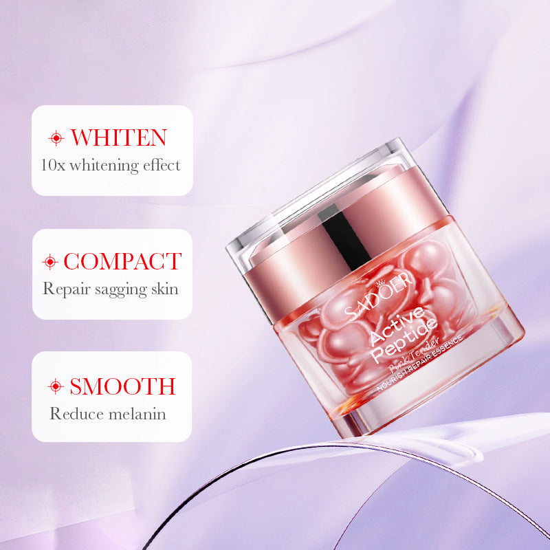 OEM Skin Care Whitening Anti Aging Active Peptide Repair Face Serum Capsules