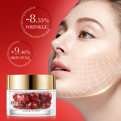 Factory Price Firming Skin Anti Wrinkle Facial Serum Capsule with Vitamin C