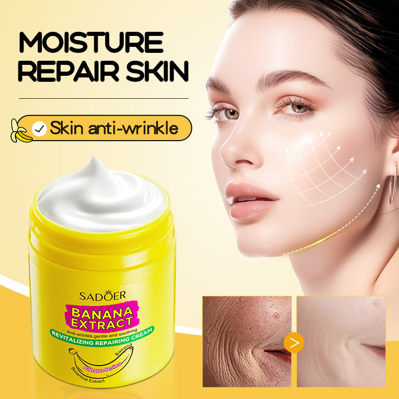 OEM Banana Extract Anti Aging Revitalizing Repairing Cream, Vegan Anti-Aging Moisturizer For Wrinkles & Fine Lines