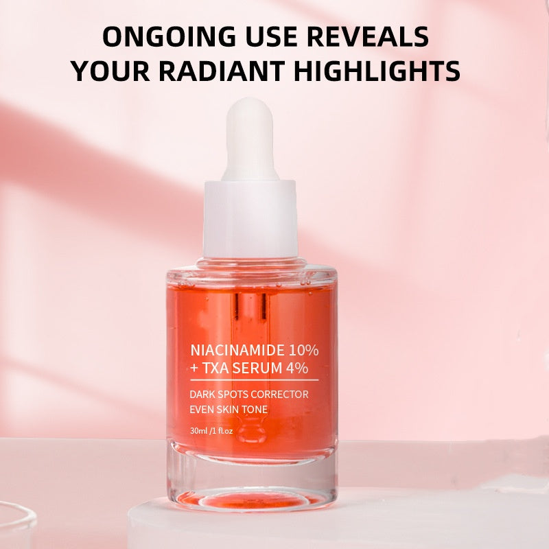 Private Label Niacinamide Txa Serum Lightening Whitening Dark Spot Removal Hyaluronic Acid Facial Serum