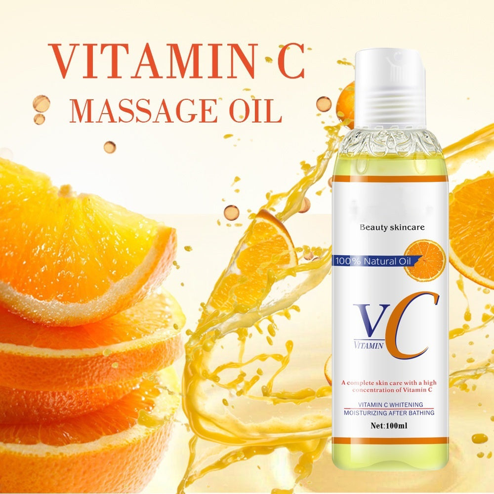 Hot Selling Moisturizing Vitamin C Massage Body Oil Softening Carrier Oil