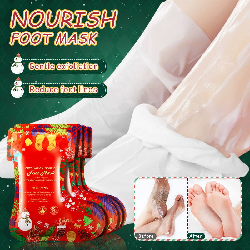 Christmas Gift Gentle Exfoliating Anti Cracking Hand Foot Mask For Dry Skin