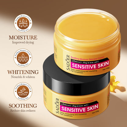 Skin Care Soothing Deep Nourishing Moisturizer Cream for Sensitive Skin