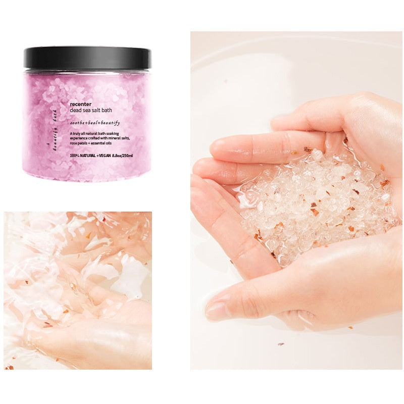 Wholesale Lavender Salt Cream Scrub Organic Face Foot Body Exfoliator Infused with Collagen Stem Cells Natural Exfoliating Body Scrub