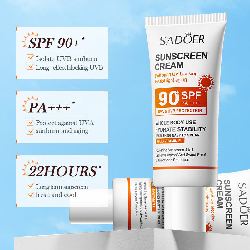 OEM SPF 90 Sun Screen Protector for Face & Body, Instant Protection UVA UVB