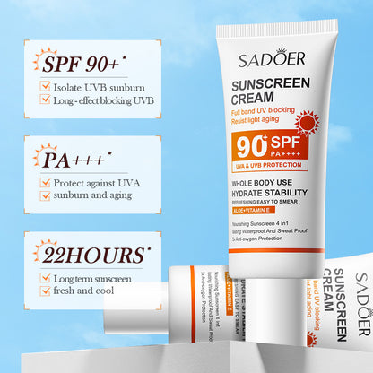 OEM SPF 90 Sun Screen Protector for Face & Body, Instant Protection UVA UVB