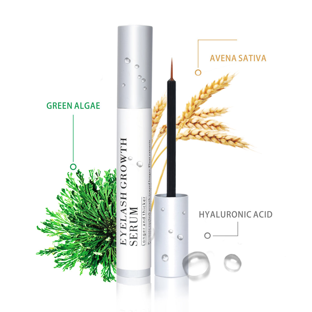 Private Label Lash Grow Serum Longer Thick Eyelash Growth Serum 5ML