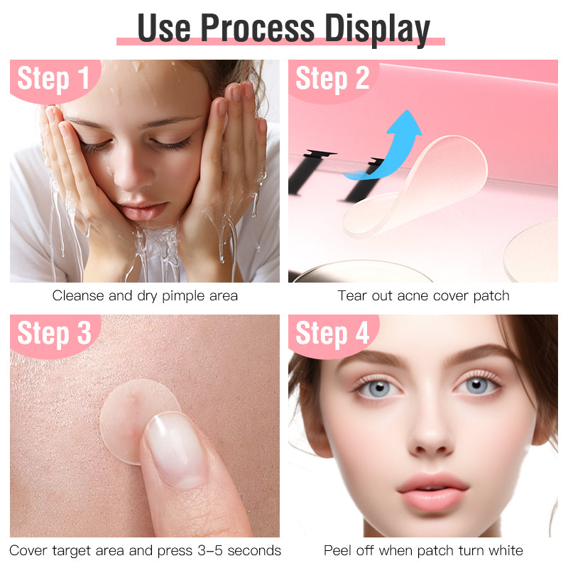 OEM Diy Cute Pimple Patch Cruelty-free Lightening Salicylic Acid Hydrocolloid Acne Patch