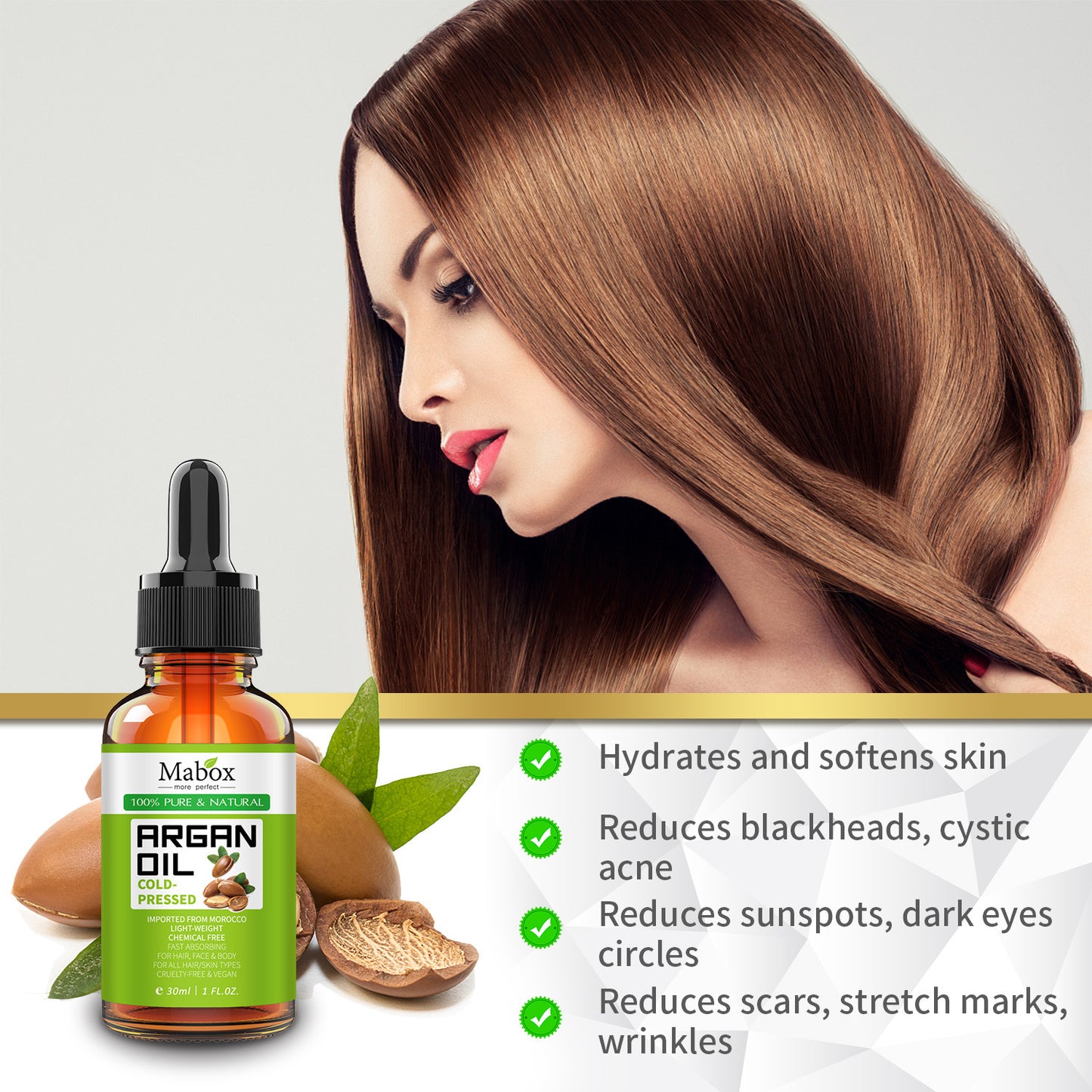 Wholesale Promotes Hair Growth Argan Oil