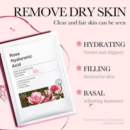 Best Hyaluronic Acid Moisturizing Rose Face Masks For Skin