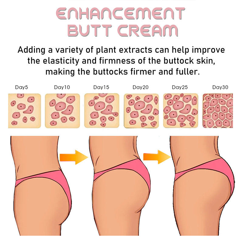 Sexy Hip Buttock Enlargement Cream, Hip Lift Up Butt Skin Enlargement Massage Sexy Hip Cream