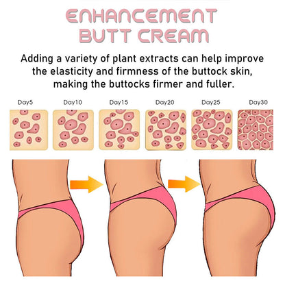 Sexy Hip Buttock Enlargement Cream, Hip Lift Up Butt Skin Enlargement Massage Sexy Hip Cream