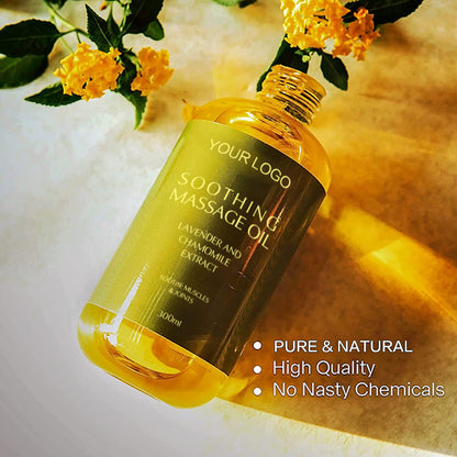 OEM Neck Shoulder Sore Muscles Relaxing Body Massage Oil for Men