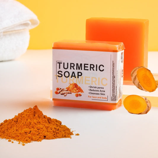 Whitening Brightening Turmeric Kojic Acid Soap for Dark Spot Remover