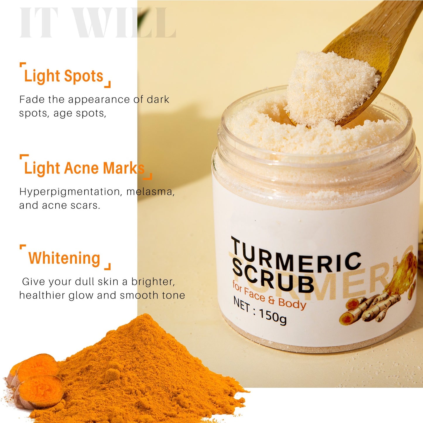 Deeply Cleansing Turmeric Scrub 150G