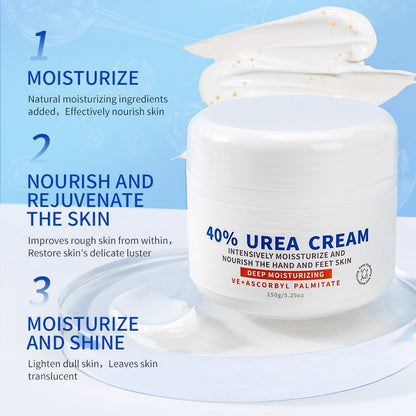 Private Label Feet Maximum Strength Dry Cracked Urea Hand And Foot Care Cream 40 Percent Urea Lotion Urea Cream