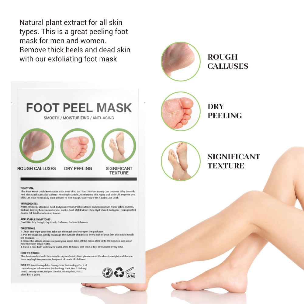 Exfoliating Foot mask One Sheet