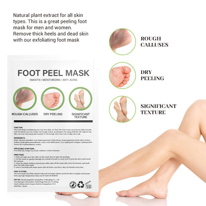 Exfoliating Foot mask One Sheet